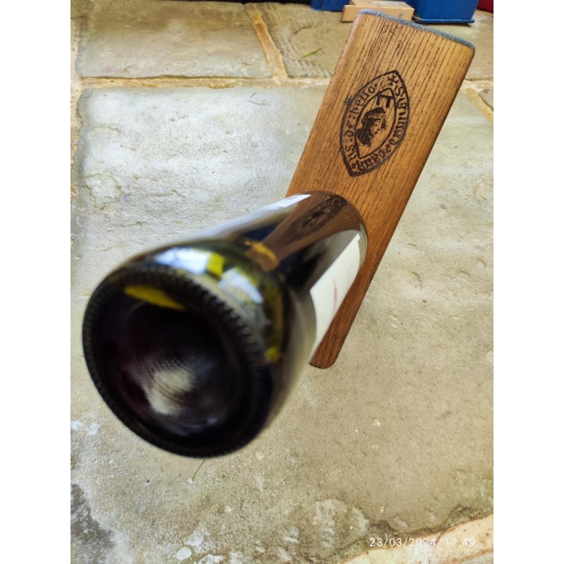 St Marys Oak Floating Wine Bottle Stand