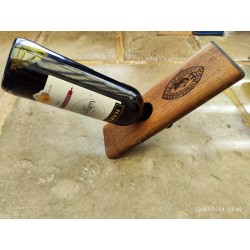 St Marys Oak Floating Wine Bottle Stand