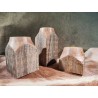 Reclaimed Oak Candle Holders Set 2